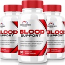 (3 Pack) Hemagenix Capsules, Hemagenix Advanced Blood Support Formula, All Natural Supplement to Maintain Healthy Levels, Extra Strength Pills for Overall Wellness, Official Reviews (180 Capsules)
