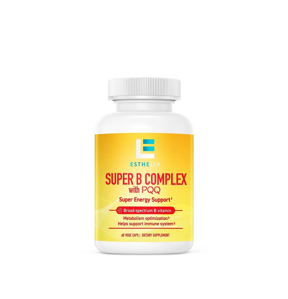 ESTHELIV® Super B Complex mit PQQ - 60 VegeCaps