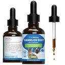 Pet Wellbeing Dandelion Wurzel für Katzen - Leber & Herz Gesundheit, Verdauungsfunktion, Blutzucker-Unterstützung, Certified Organic - Veterinarian-Formulierte Kräuterergänzung 2 oz (59 ml)
