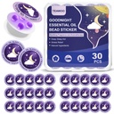 Patchs de sommeil pour adultes et enfants, Patchs d'aide au sommeil à l'huile de sommeil Goodnight bead (30 PCS, service jusqu'à 120 nuits), formule améliorée de rêve doux avec ingrédients végétaux 100% naturels