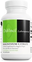 DaVinci Labs Magnesium Citrat - Nahrungsergänzungsmittel zur Unterstützung von Muskel-Gesundheit, gesunden Nerven und Mineralabsorption* - mit 140 mg Magnesium pro Servierung - Glutenfrei - 90 Gemüsekapseln