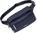 Baggallini Securtex Anti-Diebstahl Gürtel Fanny Pack für Frauen RFID Geldbörse Schließung Reißverschluss-Travel Tasche Crossbody Geldbörse