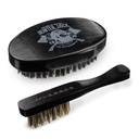 Bartbürste für Herren - Natural Boar Bristle Beard Brush Kit - Mustache Brush für Herren - Premium Grooming Set von Hunter Jack