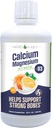 Nature's Liquids - Calcium Magnesium Supplement Liquid (2:1 Ratio) - mit D3, Boron, Mangan für optimale Absorption - für starke Knochen und Zähne - Orange Vanille Flavor - (32oz - 32 Servierungen)