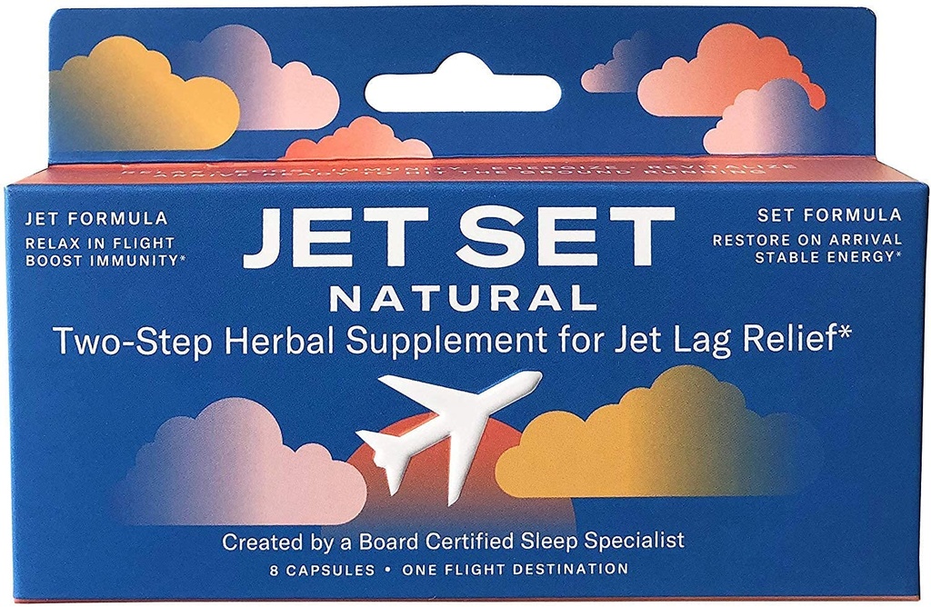 | Jet Lag Remedy for Travel | Sleep Specialist Erstellt | Two Step Jet Lag Relief | Relax in Flight, Energize auf Ankunft | Travel Must Have | Flight & Travel Essential