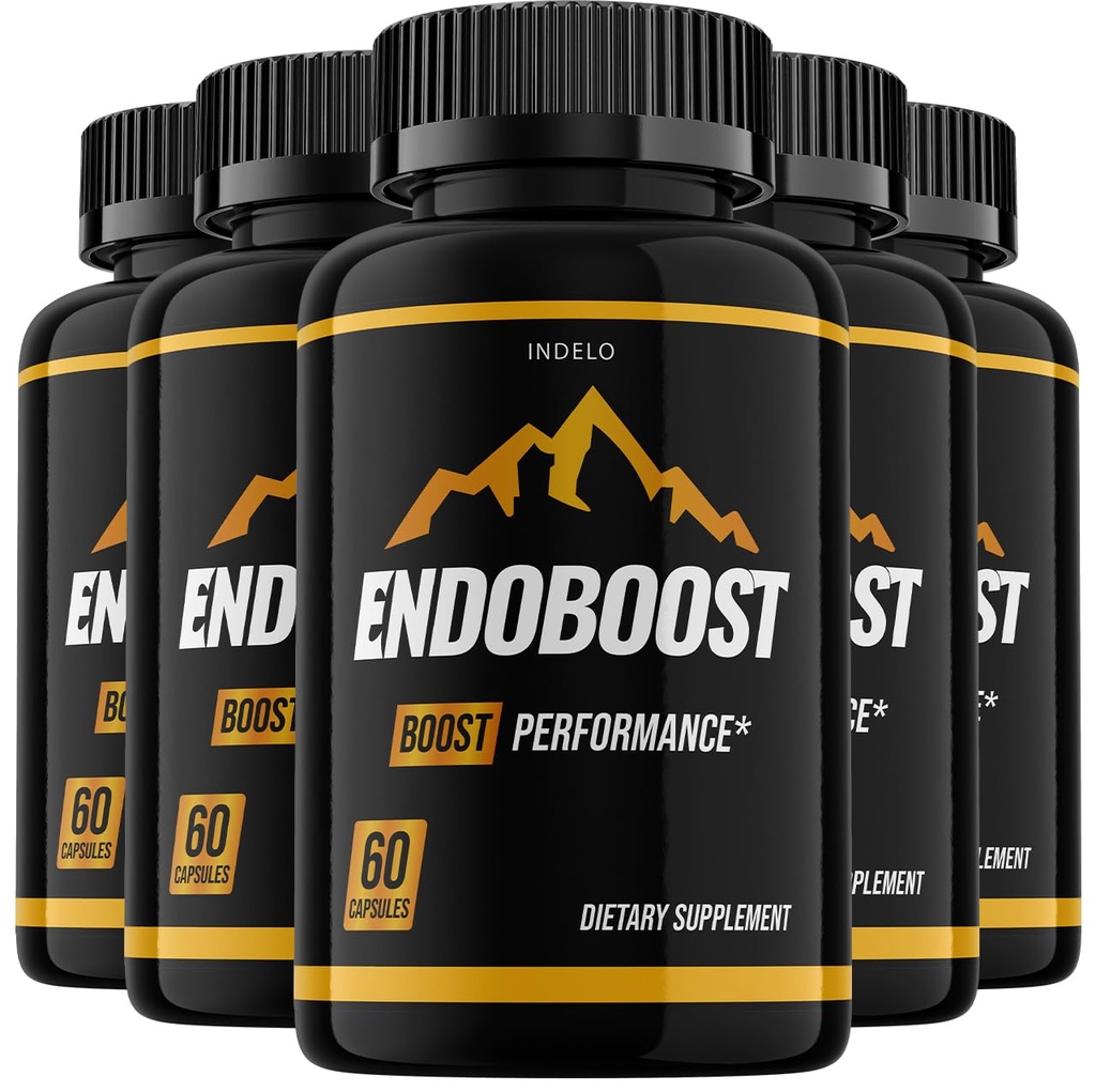 Endoboost pour les hommes, Endo Boost Advanced Performance Suppléments, Endoboost Performance, Endoboost Reviews (5 Pack - 300 Capsules)
