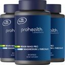 Supplément L-Thréonate de magnésium (Magtein), 90 capsules cliniquement soutenues pour la santé du cerveau