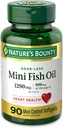 Natur Bounty Mini Fish Oil, 1290mg, 900mg Omega-3, 90 Softgels