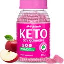 Keto ACV Gummies Fortgeschrittene Formel 1500MG Keto Gummis Apfel Apfelessig geformt mit Granatapfel-Eisensaft Pulver B12 Vegan Non GMO 60 Gummys
