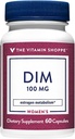 Der Vitamin Shoppe DIM 100MG mit Bioperine Black Pepper Extract, unterstützt Estrogen Stoffwechsel für Frauen Gesundheit (60 Kapseln)