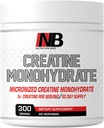 Micronized Creatine Monohydrate Powder 300 Grams Unflavored 60 Days Supply 5 Grams Creatiner Per Serving