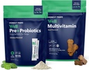 Honest Paws Probiotics for Dogs & Dog Multivitamin - Glucosamine Chondroitin for Joint Health - Allergies, Immunity, Gut Health - Digestive and Skin & Coat Support