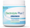 Nutra BioGenesis Electrolyte Plus C - Poudre d'hydratation, Electrolytes Mélange de poudre avec Magnésium, Potassium, Antioxydants, B Vitamines et C pour l'énergie naturelle - 5,4 oz (154 g)