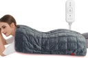 Comfytemp gewichtete Heizkissen 17"×33" für Back & Cramps, Extra große elektrische Wärmeträger, Geburtstagsgeschenke für Mom Frauen Männer Dad, Vollkörper-beheiztes Pad, Tiefer Muskel & Schmerz Relief