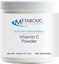 Metabolische Wartung Vitamin C Pulver - 1100 mg reine Ascorbinsäure Antioxidans + Immununterstützungsergänzung - Einfache Getränkezugabe (15.7 oz / 400 Servierungen)