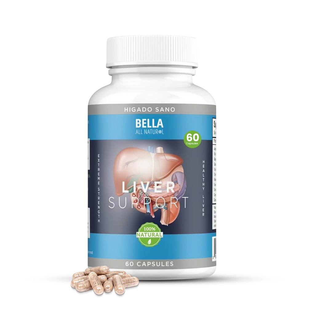 Bella Toutes les capsules de soutien du foie naturel