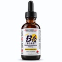 Bricker Labs B12 Blast Methylcobalamin 5000mcg, Great Tasting Sublingual Liquid Energy Vitamins -Vegan B12 Vitamine, Sustained Energy and Cellular Health Supplement - 59-Day Servings