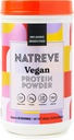 Natreve Poudre de protéines végétaliennes - 25g Poudre de protéines végétales avec probiotiques et acides aminés - Sans gluten et sans saveur, 20 portions