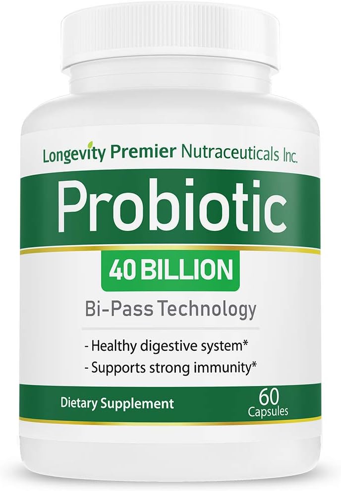 Langlebigkeit Probiotic 40 Billion CFUs für Colon Digestive Health
