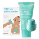 Frida Baby No-Mess Vapor Rub, Baby Vapor Rub pour la poitrine, cou, dos + pied, non médicamenté, sans pétrole, applicateur sans mains tube, non stérilisant, apaisant Eucalyptus et lavande pour le sommeil