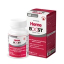 Hemeboost 11.6mg (232mg Heme Iron) I 60 Tabletten | Hohe Potenz Natürliche Eisen Ergänzung I Hohe Absorption & Hemach I Eisen Pillen für Erwachsene & Sicher für die Verwendung in Schwangerschaft