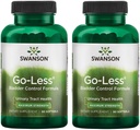 Swanson Go-Less Bladder Control Formula - Promotes Urinary Tract Health and Healthy Bladder Support - Natürliche Ergänzung für Erwachsene mit Kürbis Seed Extract - (90 Softgels) 2 Pack