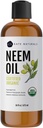 Kate Naturals Neem Öl für Pflanzenspray. 100% reines kaltgepresstes Neem Konzentrat mit Azadirachtin (16oz, Safe für Haustiere, Hunde)