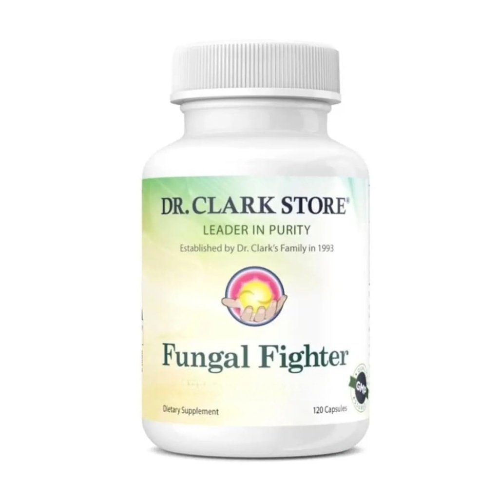 Dr. Clark Store Fungal Fighter – 120 Kapseln, Unterstützt gesunde Pilz Balance & Immunsystem Unterstützung