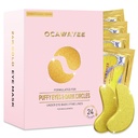 Unter Augenaufnäher für Frauen - Unter Augenmasken mit abundantem Kollagen für Schönheit und Körperpflege - Glatte Fine Lines & Falten/Delays Aging/Reduces Dark Circles & Eye Bags & Puffy Eyes (24 Paare)