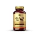 Solgar Choline 350 mg - 100 capsules végétales, boîte de 2 - non-OGM, végétalien, casher - 200 portions totales