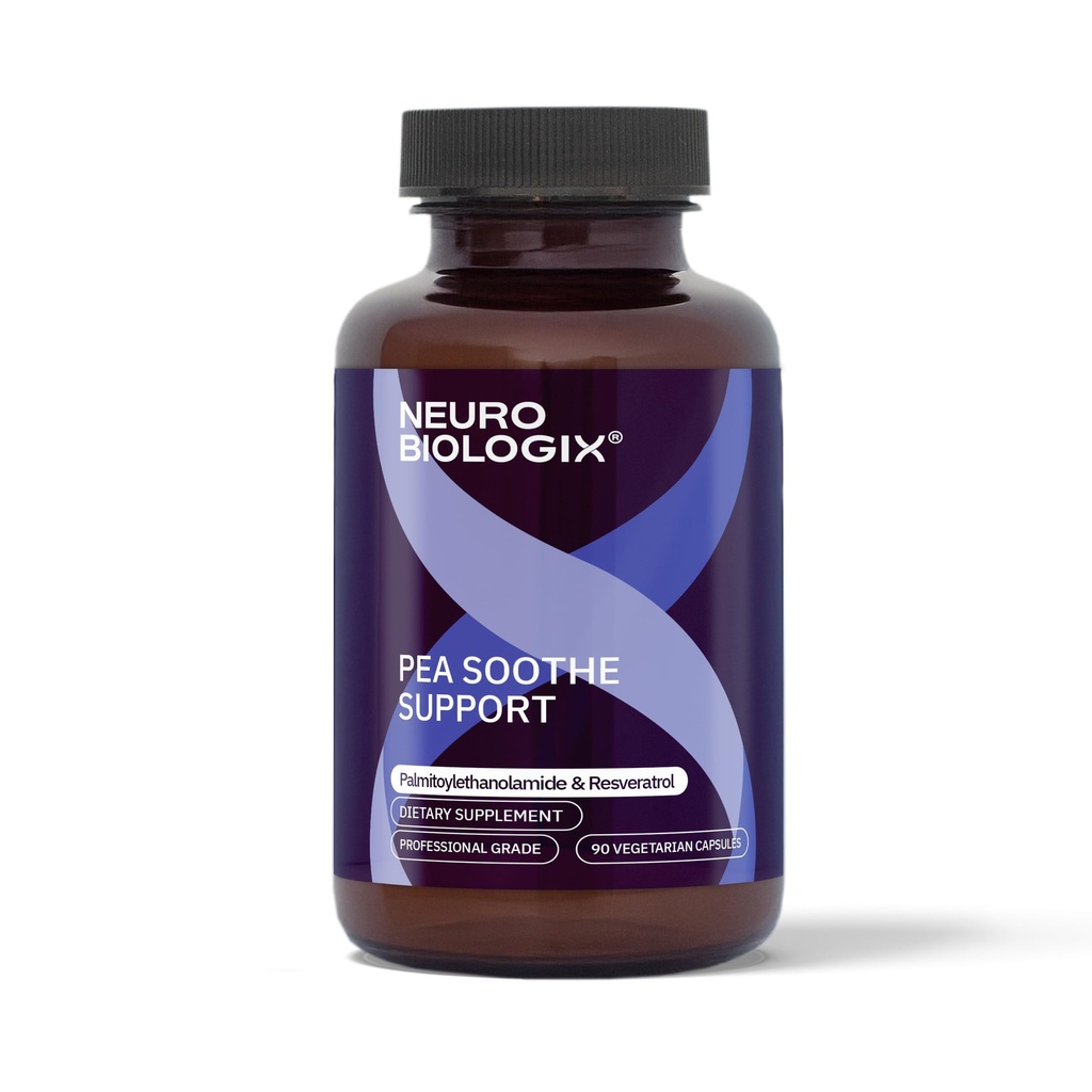 PEA Soothe Support Natural Relief Formula - Supplément PEA avec PEA et resvératrol pour soutenir la fonction nerveuse et réduire la sensibilité - favorise le rétablissement, la clarté mentale, l'énergie et l'équilibre quotidien