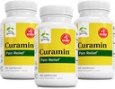 Terry Naturally Curamin - Curcumin-Ergänzung für Zirkulation & Endorphin-Unterstützung - Unterstützung für okziale Störungen - Aids Gesunde Muskeln - 120 Kapseln (Pack von 3)