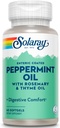 Solaray Pfefferminzöl Enteric beschichtet w/Rosemary & Thyme Oil | Gesunde, beruhigende Verdauung Unterstützung | 60 Softgels