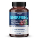 Premium Berberine Supplement with Ceylon Cinnamon, Bitter Melon, Milk Thistle - 150 Day Supply (150 Count (Pack of 1))