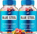 Gummies en acier bleu - Gummies de chanvre en acier bleu, Gummies de chanvre en acier bleu - Préparation avancée de l'huile de chanvre naturel, Gummies de chanvre en acier bleu Avis (2 Pack - 120 Gummies)