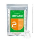 wananfu Taille 2 Capsules vides Végétarien (500 Nombre) Bundle avec 2 cuillères Micro Lab, Effacer les capsules de pilules Veggie Taille 2 pour faire vos propres suppléments