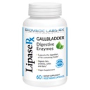 Gallbladder-Formel, Lipase, Protease und Amylase Verdauungsenzyme, um Bloating zu reduzieren - Vegetarische Formel, 60 Veg-Kapseln