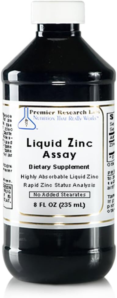 Flüssiger Zink-Assay, 8 fl oz (47 Servierungen) von hochabsorbierbaren flüssigen Zink. Hervorragend für den Einsatz in Rapid Analysis of Zinc Status