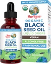 MaryRuth Organics Huile de graine noire gouttes liquides pressées à froid.