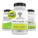 Simplement Natures Acide alpha lipoïque pur 600mg 120 Capsules de légumes, Acide Thioctique Non-OGM Approvisionnement de 4 mois