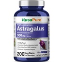 NusaPure Astragalus 20:1 Extrakt, 300 mgÄquivalent zu 6.000mg pro Servierung, 200 Veggie Kapseln, Non-GMO & Bioperine
