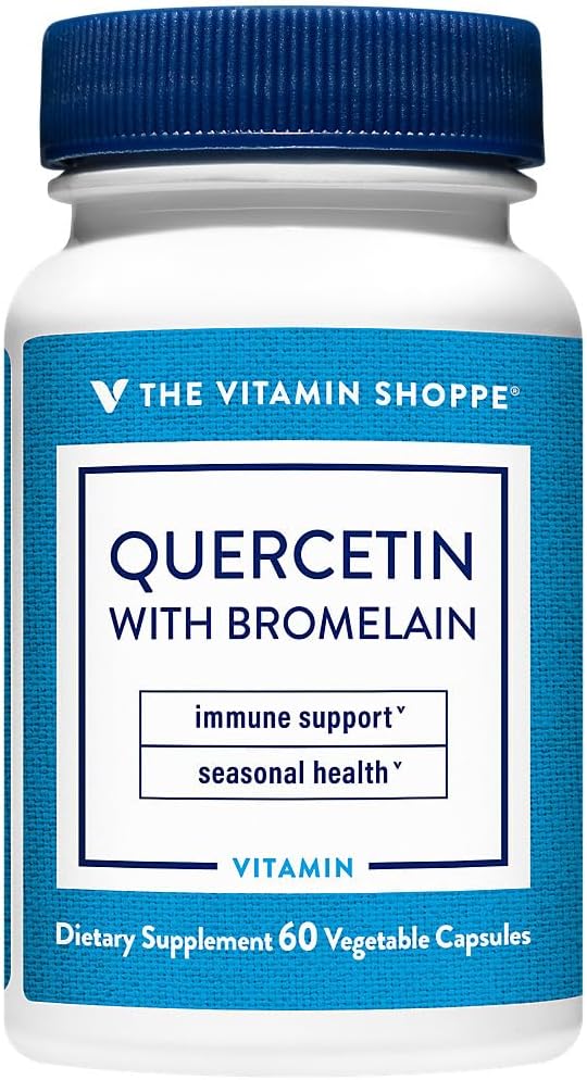 Das Vitamin Shoppe Quercetin mit Bromelain - 250mg Antioxidans (60 Kapseln)