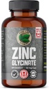 Zink Glycinat 23 mg Supplement - 150 Vegan Caps von Pure Lab Vitamins - Aminosäuresalz für gesunde Haut und Nägel - Unterstützt das Immunsystem, Prostata, Vision - Made in Canada