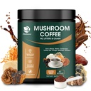 Lukaree Pilz Kaffee 14 in 1 Instant Pilz Kaffee Arabica Kaffee Pilz Pulver mit Lion's Mane, Reishi, Chaga, Cordyceps, Shiitake, Maitake, Türkei Schwanz für Fokus Energie Immunität 8 oz (227g)