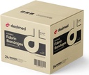 Dealmed Stoff Flexible Klebebänder – 100 Count (24 Pack) Bandagen mit Non-Stick Pad, Latexfrei, Wund Care für First Aid Kit, 3" x 3/4"