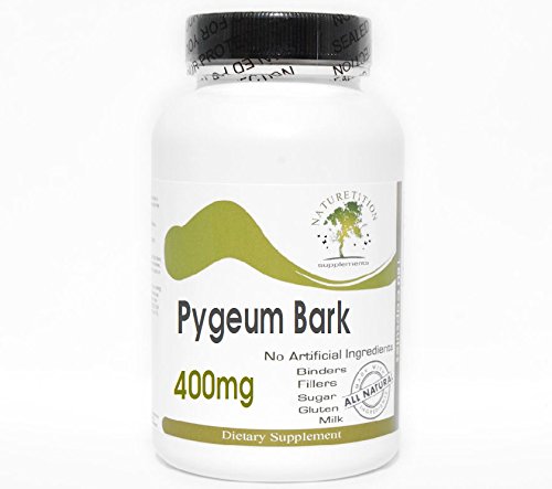 Pygeum Bark 400mg ~ 120 Kapseln - Keine Zusatzstoffe ~ Naturetition Supplements