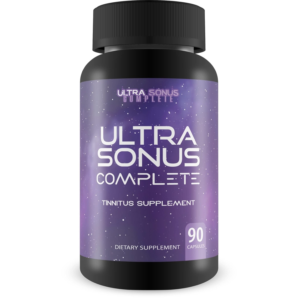 Tinnitus Supplement - Knoblauch Turmeric Vitamin C Max Formel - Unterstützung reduziert Entzündung & Ohrring mit dieser natürlichen Kräuterformel (90 Kapseln)