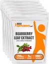 BulkSupplements.com Bearberry Blatt Extrakt Pulver - Uva Ursi Extrakt, Bearberry Supplement, Bearberry Blatt Pulver - Vegan & Glutenfrei, 750mg pro Servierung, 5kg (11 lbs) (Pack mit 5)
