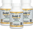 Gold C von California Gold Nutrition - USP Grade Vitamin C Supplement - Immununterstützung & Saisonale Wellness - Vegetarisch Freundlich - Glutenfrei, Non-GMO - 1000 mg - 60 Veggie Kapseln, 3 Pack