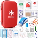 Trousse de premiers soins avec des fournitures médicales d'urgence essentielles, trousse médicale étanche portable pour les voyages à domicile Camping Randonnée, trousse médicale d'emballage à dos pour les étudiants du Collège de sports